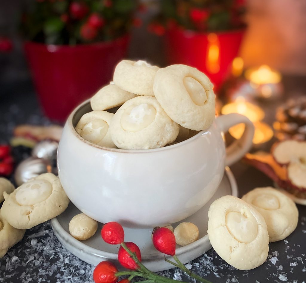 Macadamia Plätzchen mit weißer Schokolade - Jaly&amp;#39;s Bakery Plätzchen